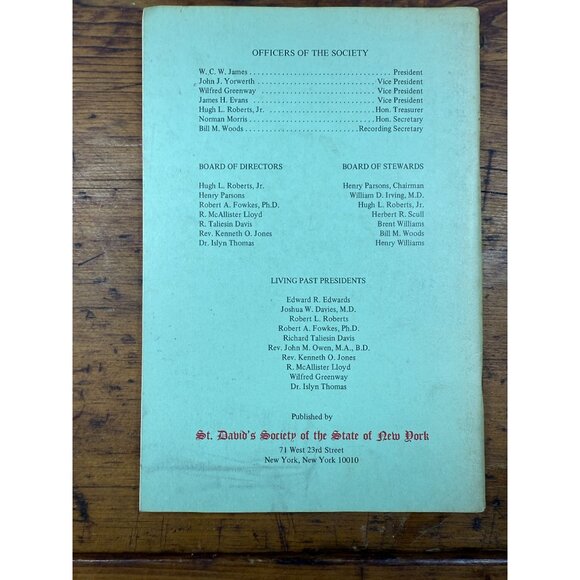 Our Welsh Heritage By Dr. Islyn Thomas Paperback 1973 Third Printing - Picture 2 of 4